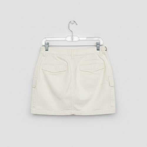 Aritzia TNA Surplus Division Cream Cargo Skirt Size 10