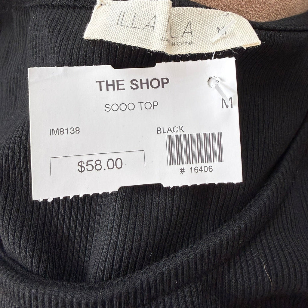 Illa La Ribbed Lace-Up Tank Size Medium
