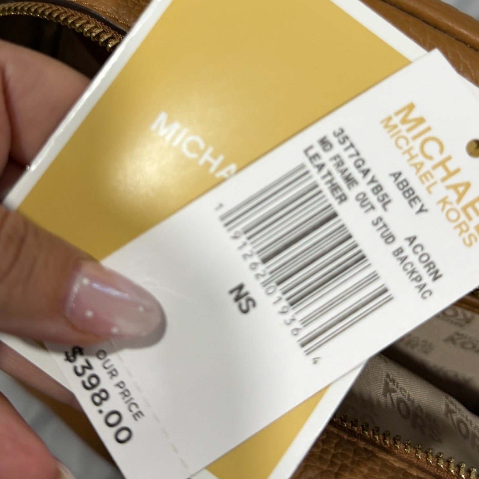 Michael Kors Abbey Studded Backpack