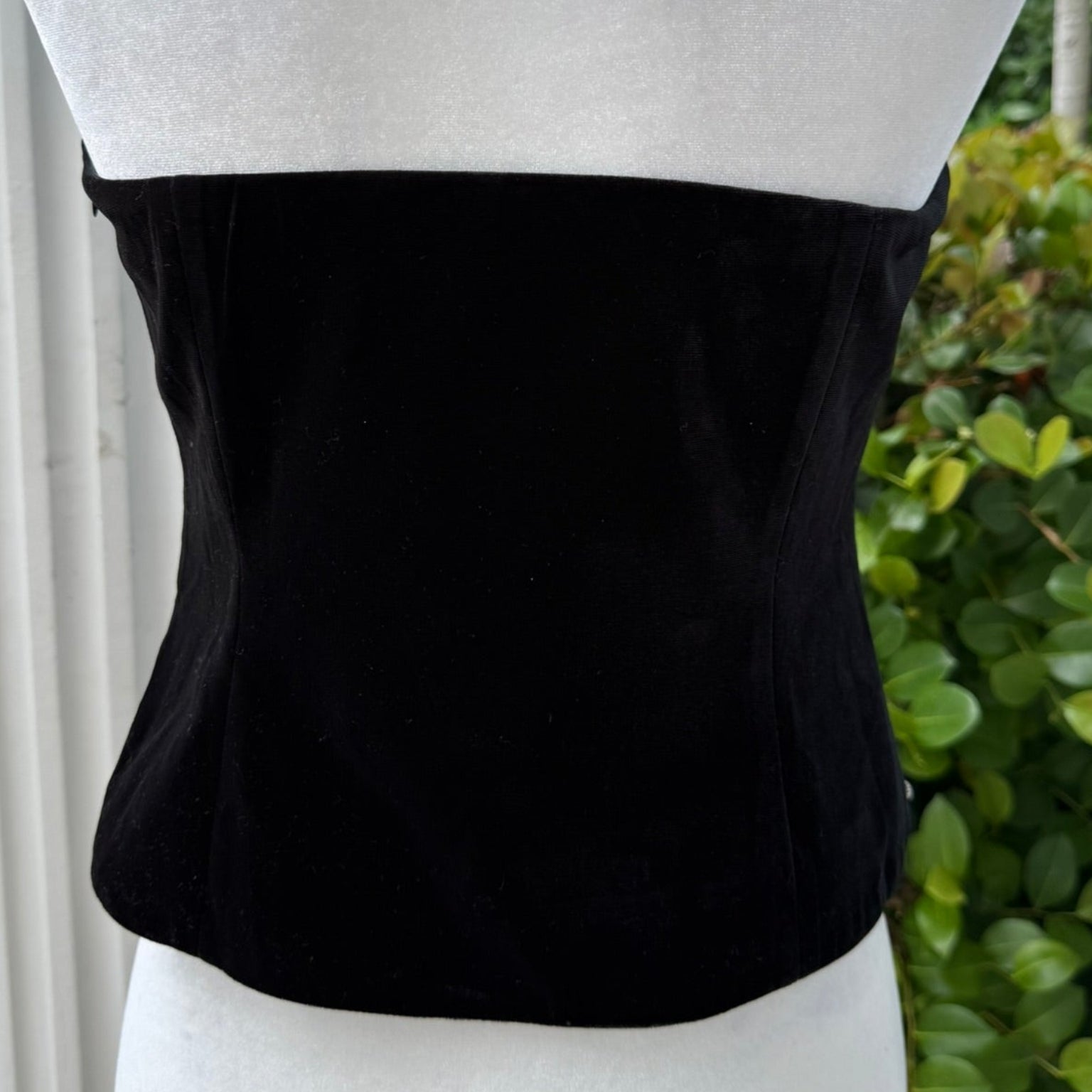 Endless Rose Rhinestone Velvet Bustier Size Medium