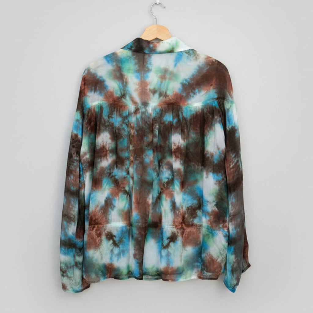 Young Fabulous & Broke (YFB) Tie Dye Oversize Viscose Blouse Size M