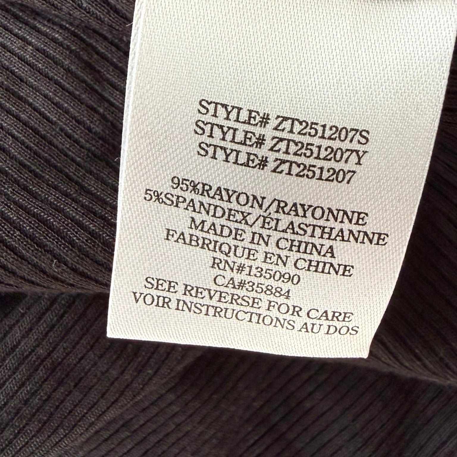 Z Supply Black Raya Ribbed Halter Size Small