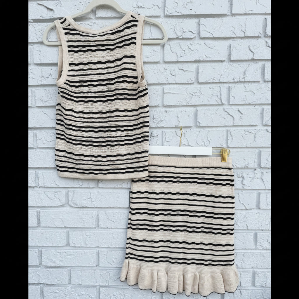 Heartloom Tank and Ruffle Skirt Set Size Small