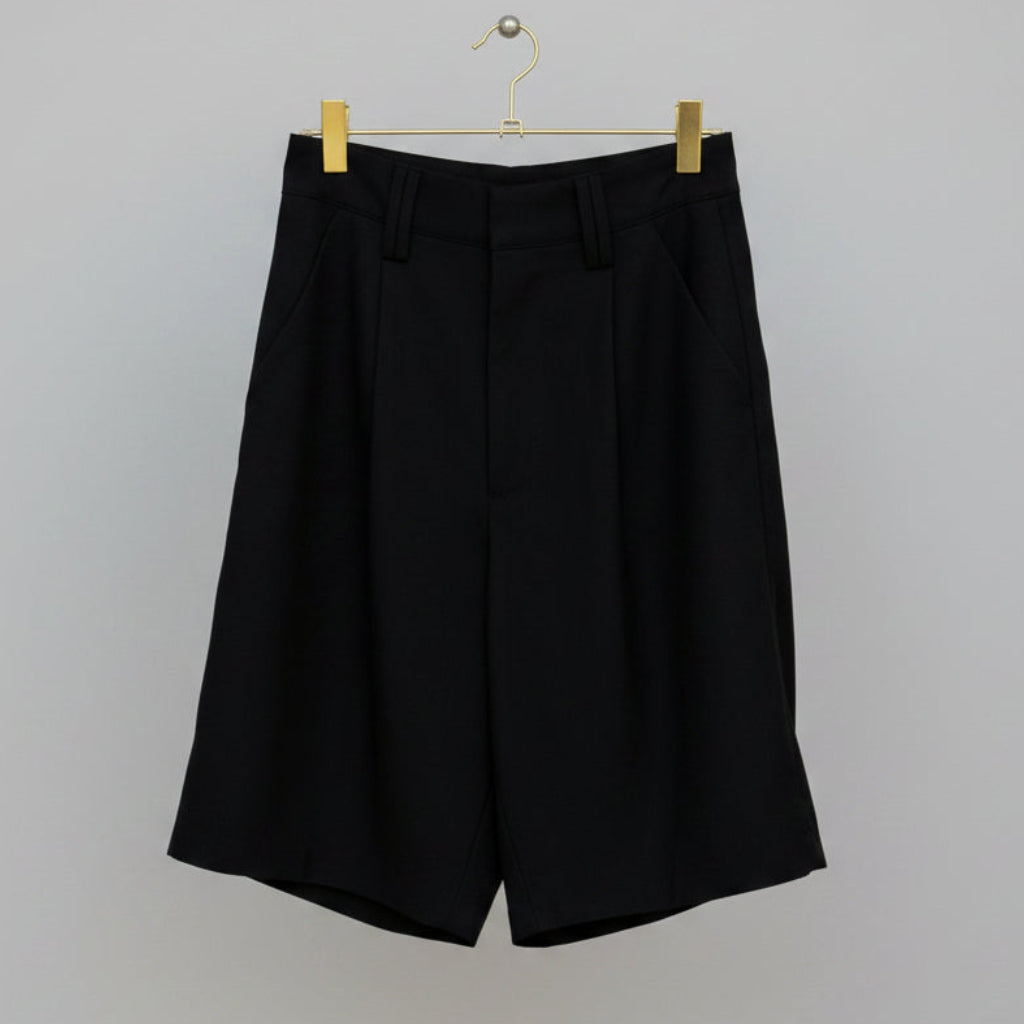 Olivaceous Black Tailored Trouser Shorts – Polished, Size S