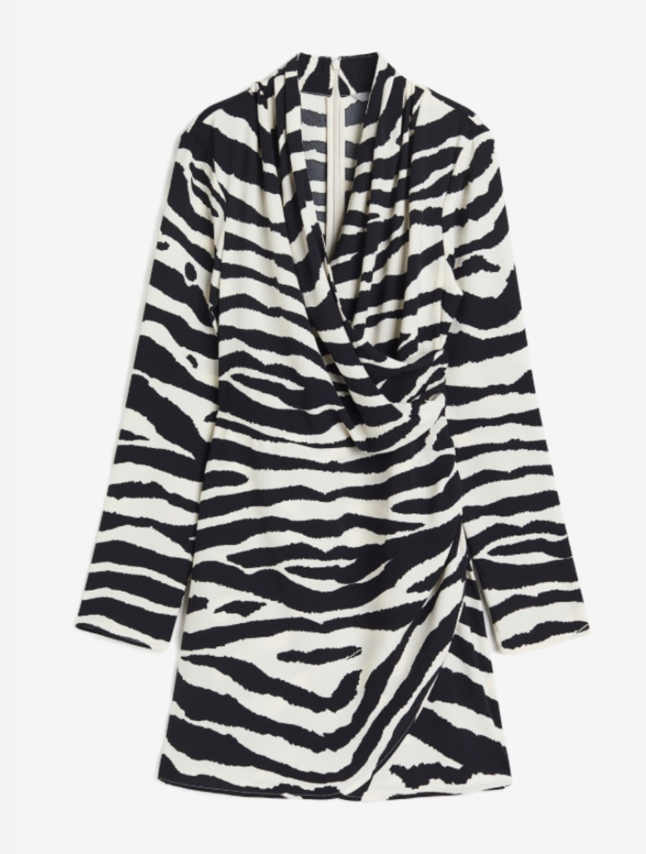 H&M Draped Wrap Dress Size Small