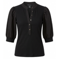 Six Fifty Audrey Puff Sleeve Tee Size Small