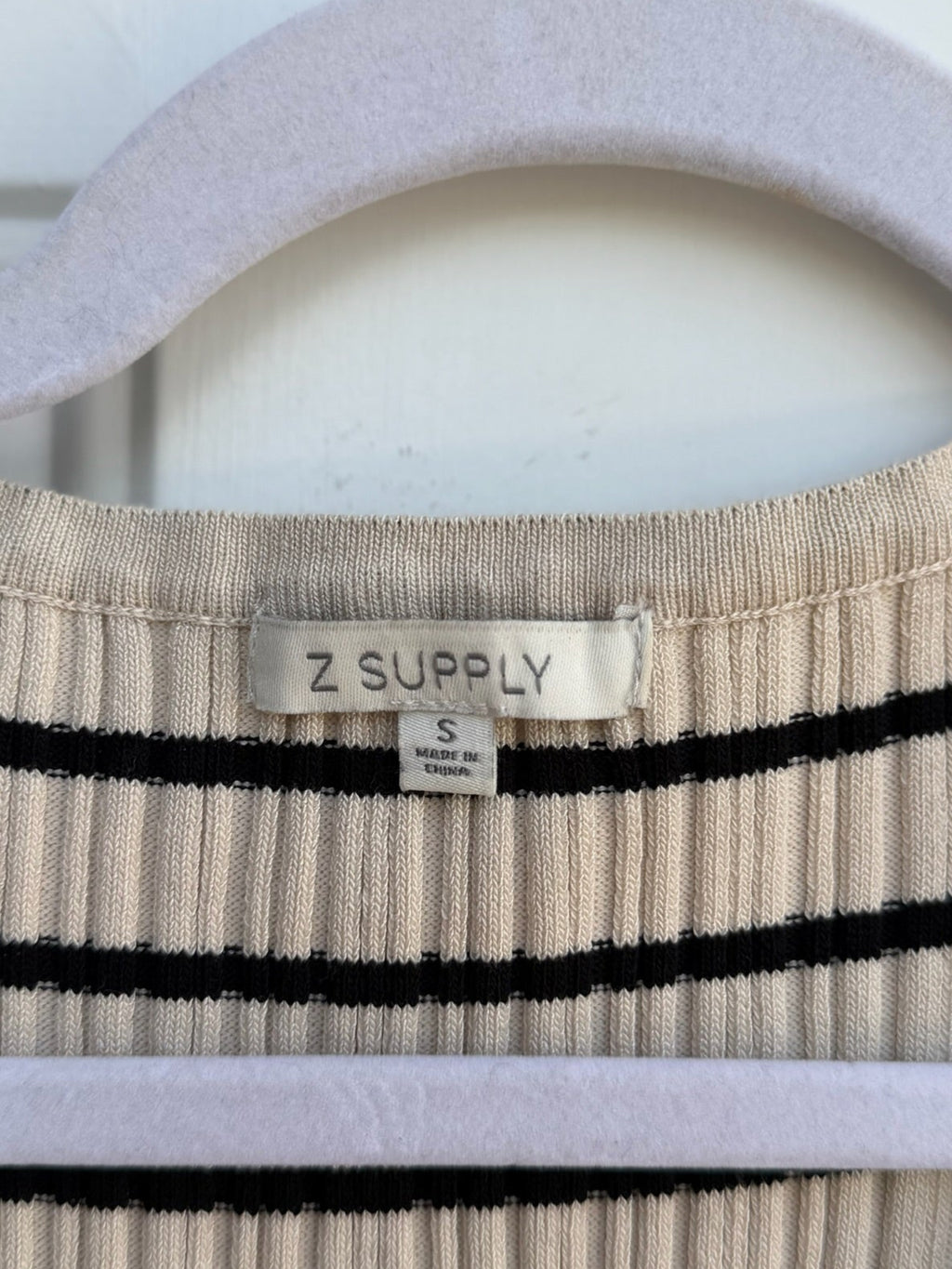Z Supply Striped Ribbed Tank Dress – Classic, Versatile, Size S