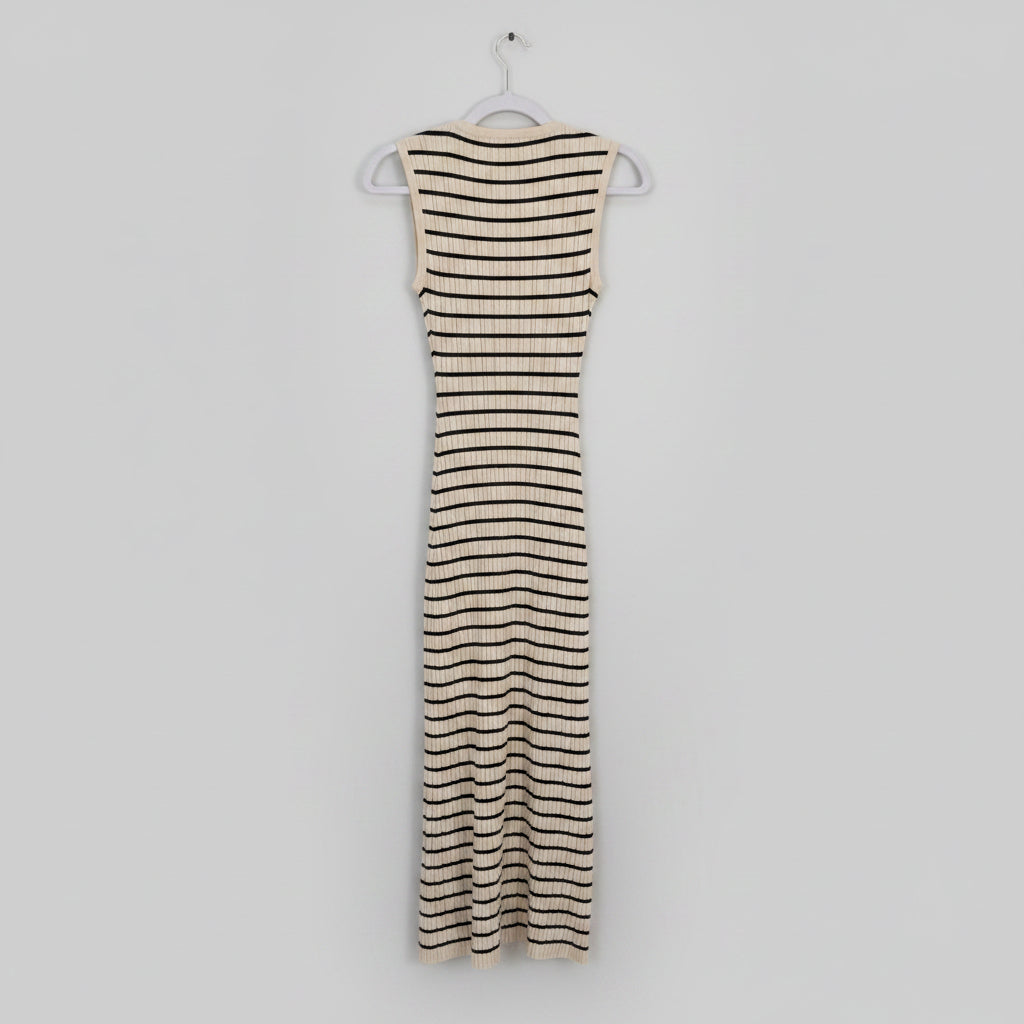 Z Supply Striped Ribbed Tank Dress – Classic, Versatile, Size S