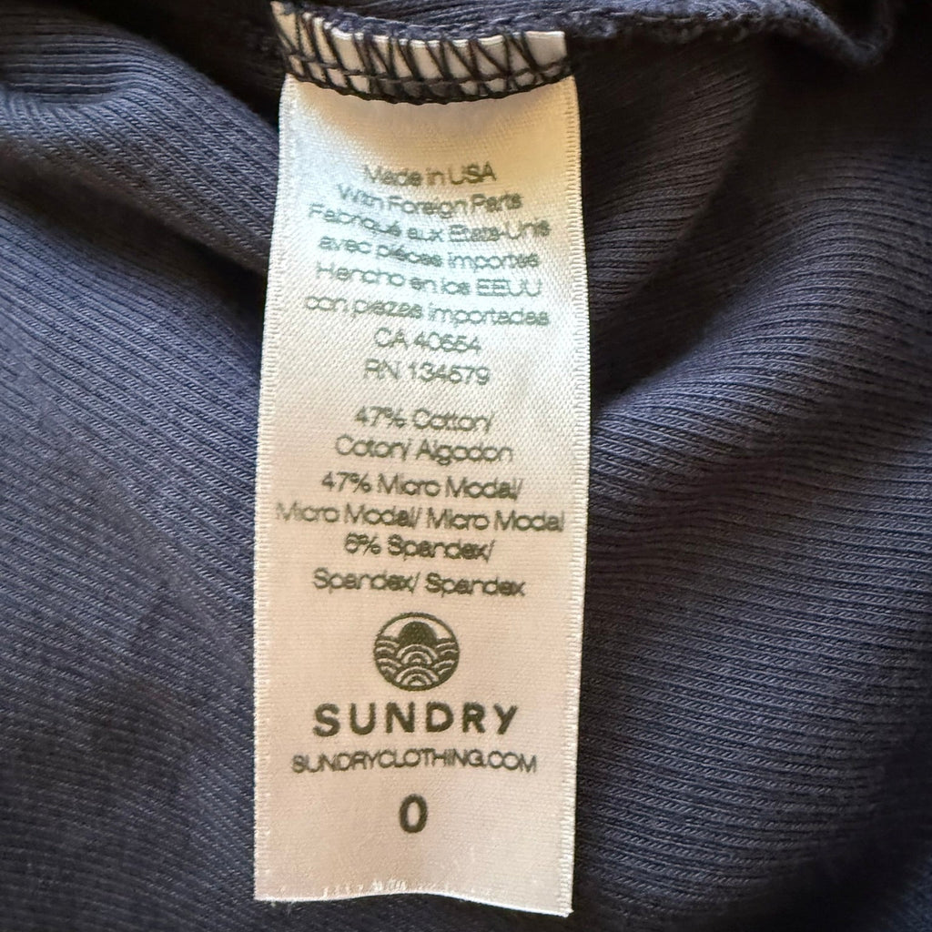 Sundry Ribbed Polo Midi Dress Size 0 (XS)