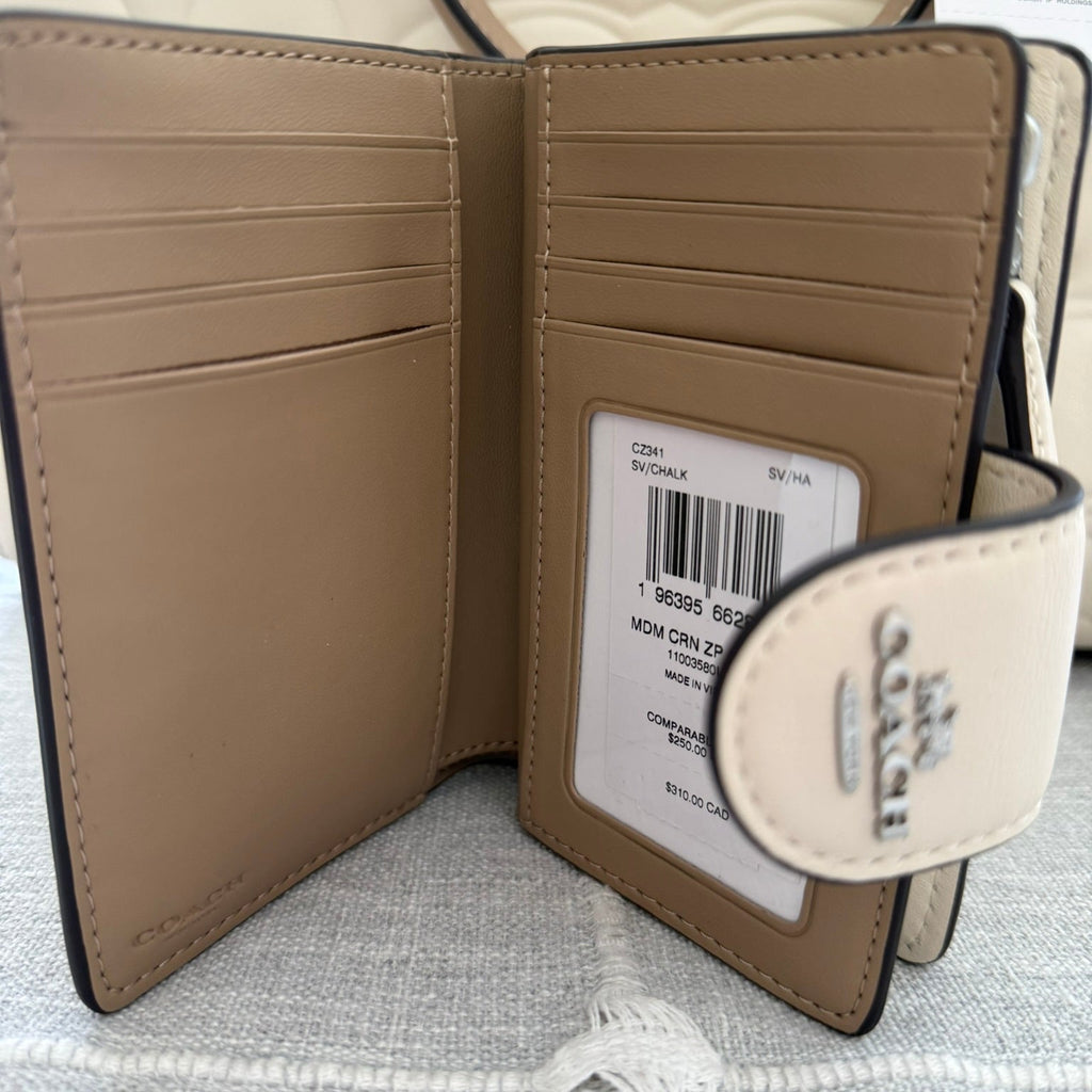 Coach Medium Corner Zip Wallet