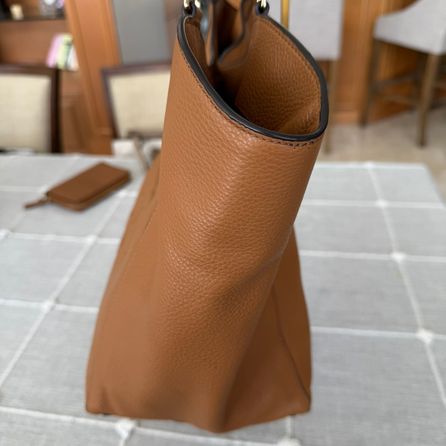 Tory Burch Pebbled Leather Tote