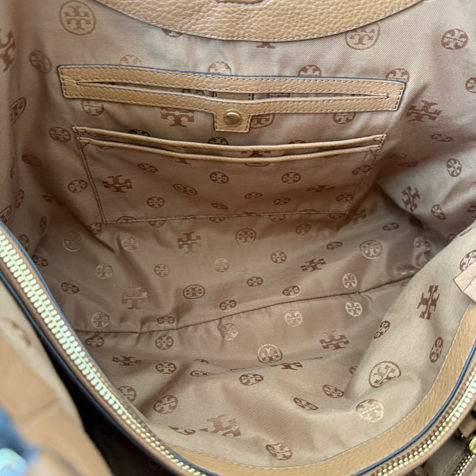 Tory Burch Pebbled Leather Tote