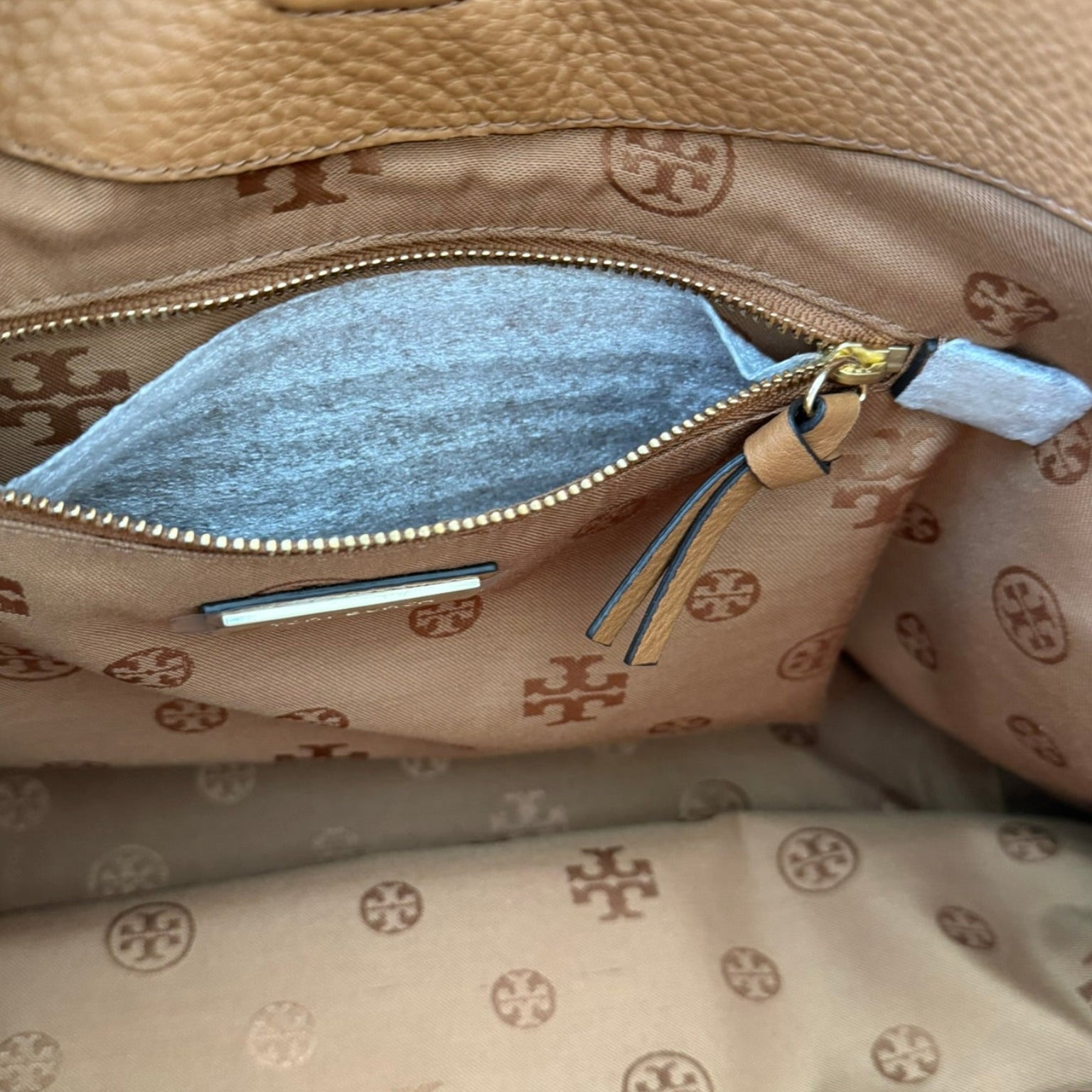 Tory Burch Pebbled Leather Tote