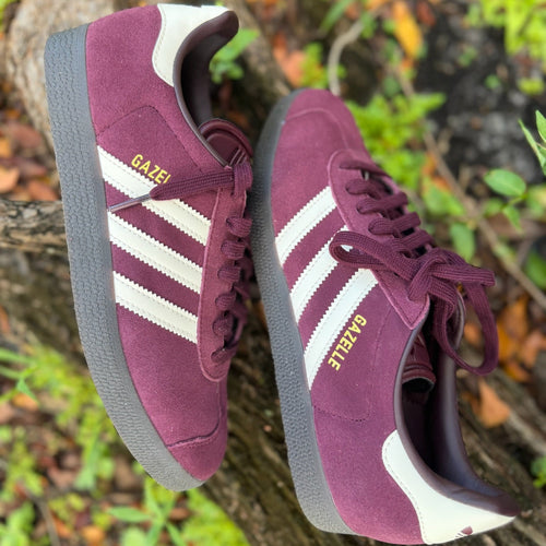 Adidas Gazelle Maroon Suede Sneakers Size 6.5