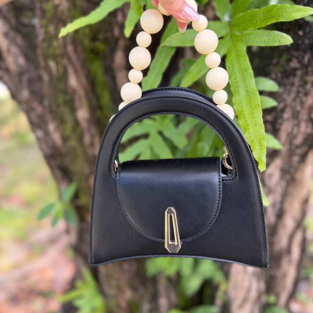 Urban Expressions Black Structured Mini Bag