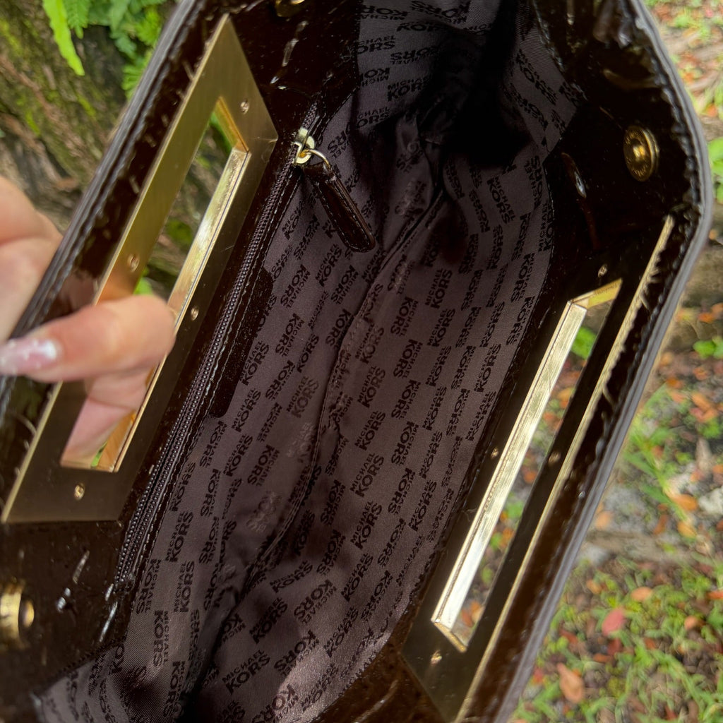 Michael Kors Leopard Print Clutch