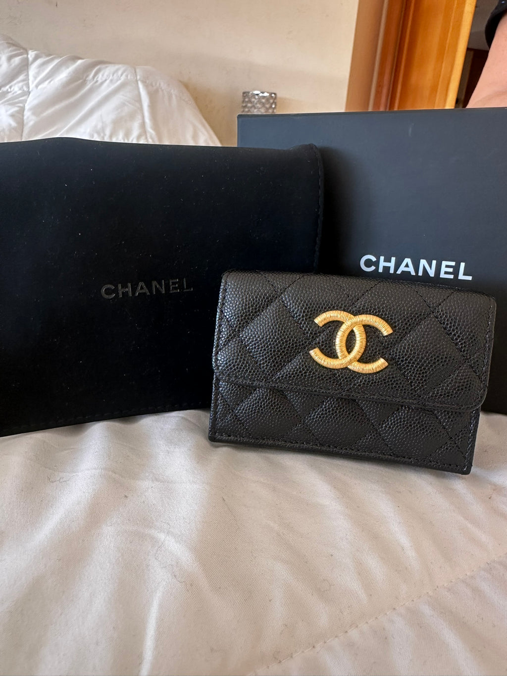 Chanel Trifold Wallet- NEVER USED