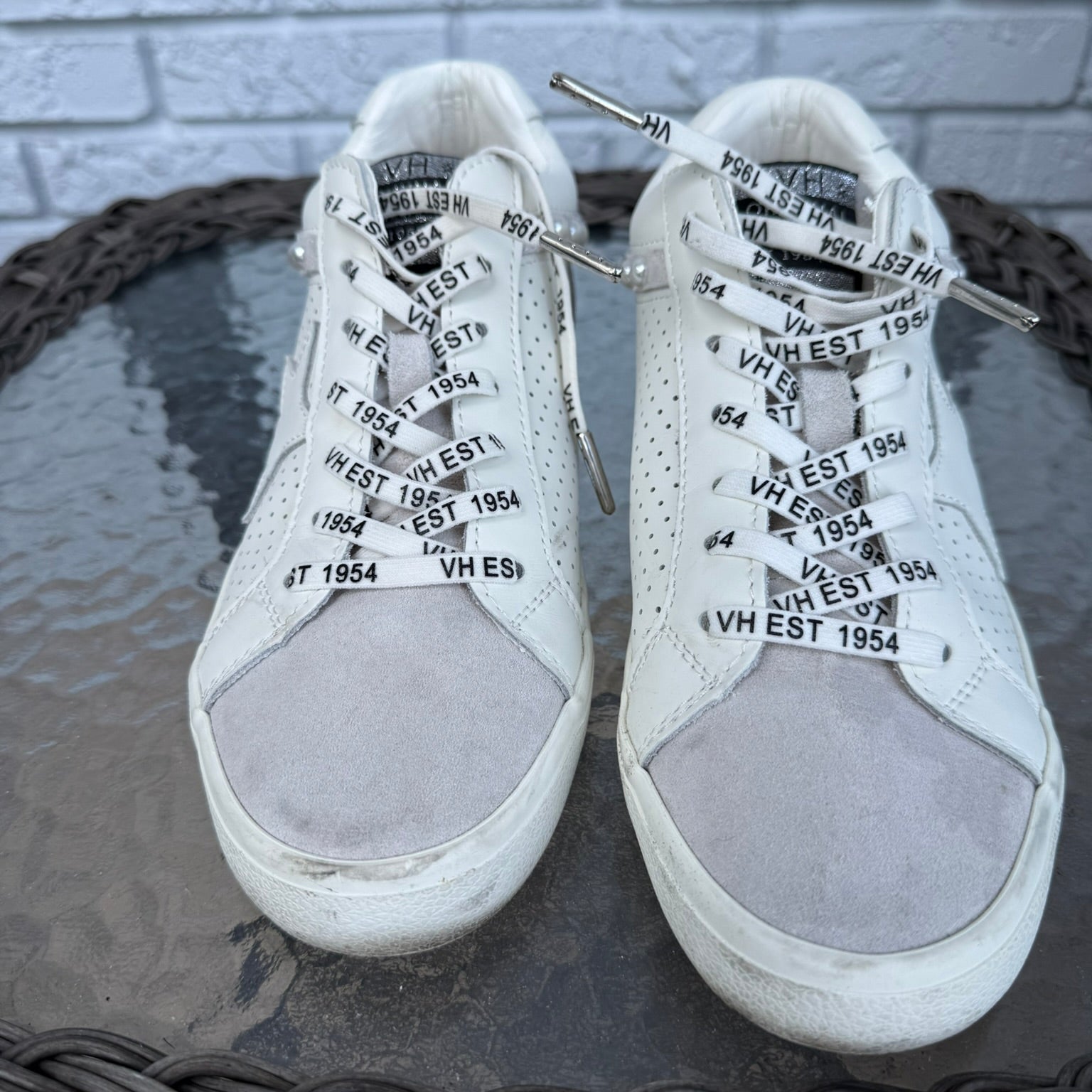 Vintage Havana Perforated Star Sneakers Size 10