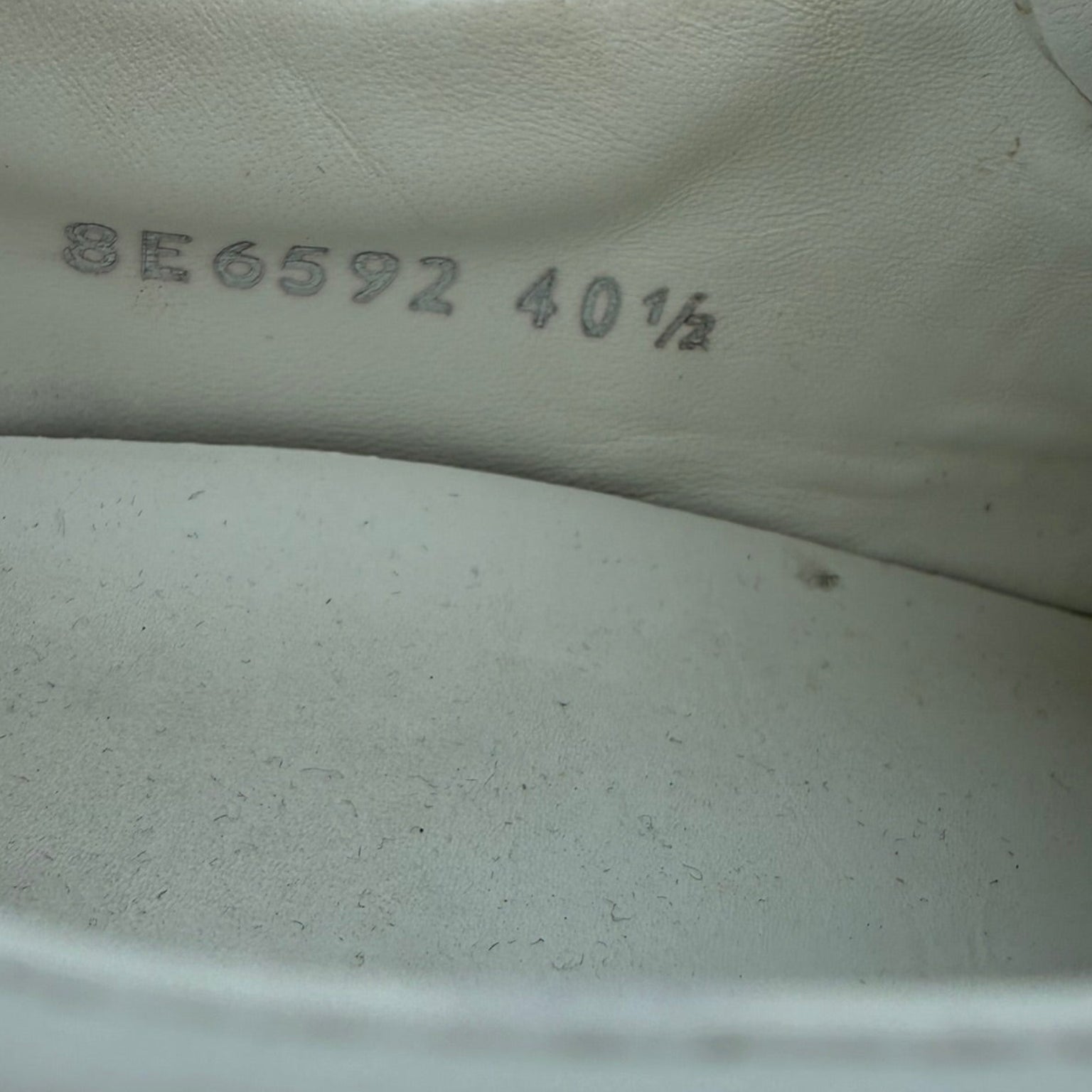 Fendi Logo Stripe Leather Sneakers Size 40.5 (US 10.5)