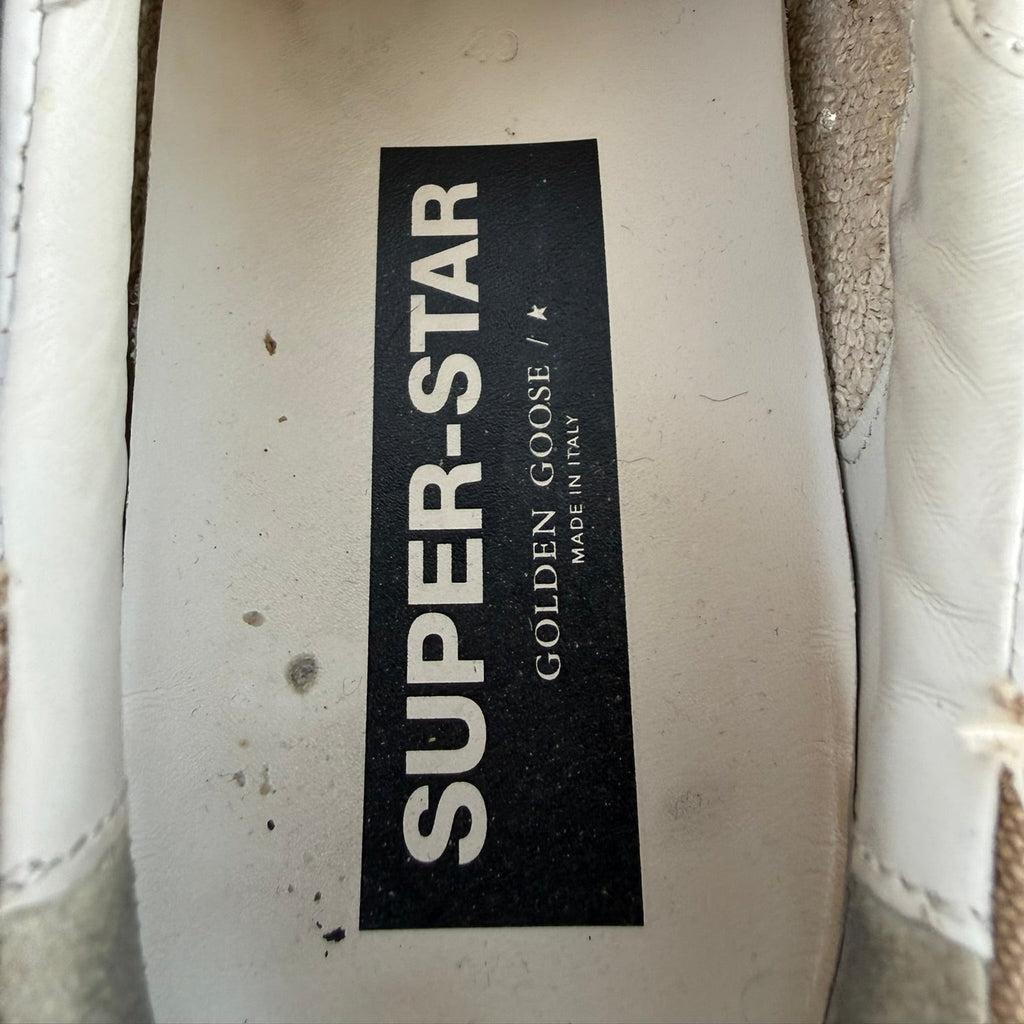 Golden Goose Super Star Distressed Sneakers Size 40