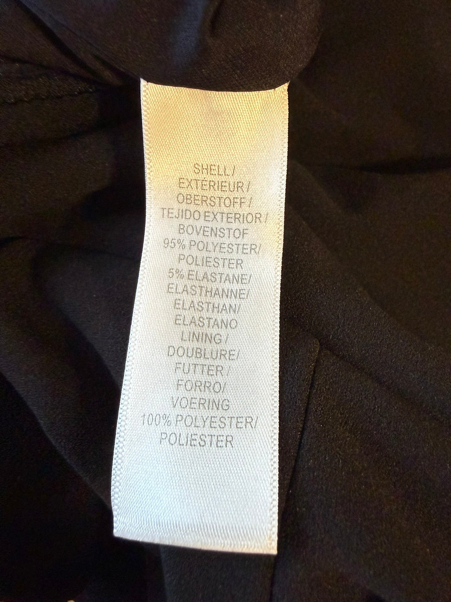 Adrianna Papell One-Shoulder Black Jumpsuit Size 14