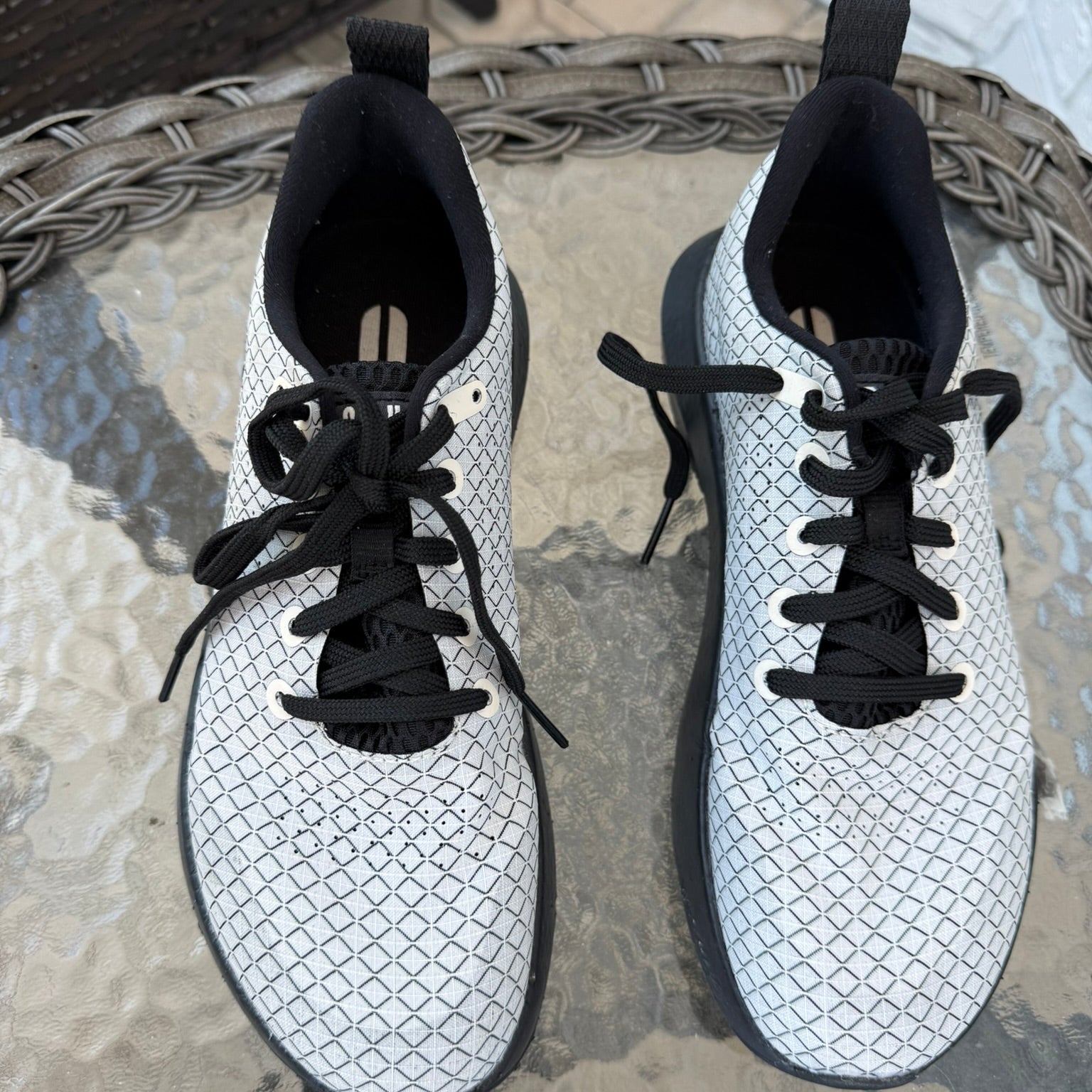 NOBULL Grey Diamond Trainer Sneakers Size 7.5