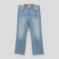 Hudson Rosalie Mid-Rise Raw Hem Jeans Size 31