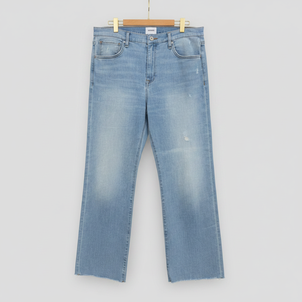 Hudson Rosalie Mid-Rise Raw Hem Jeans Size 31