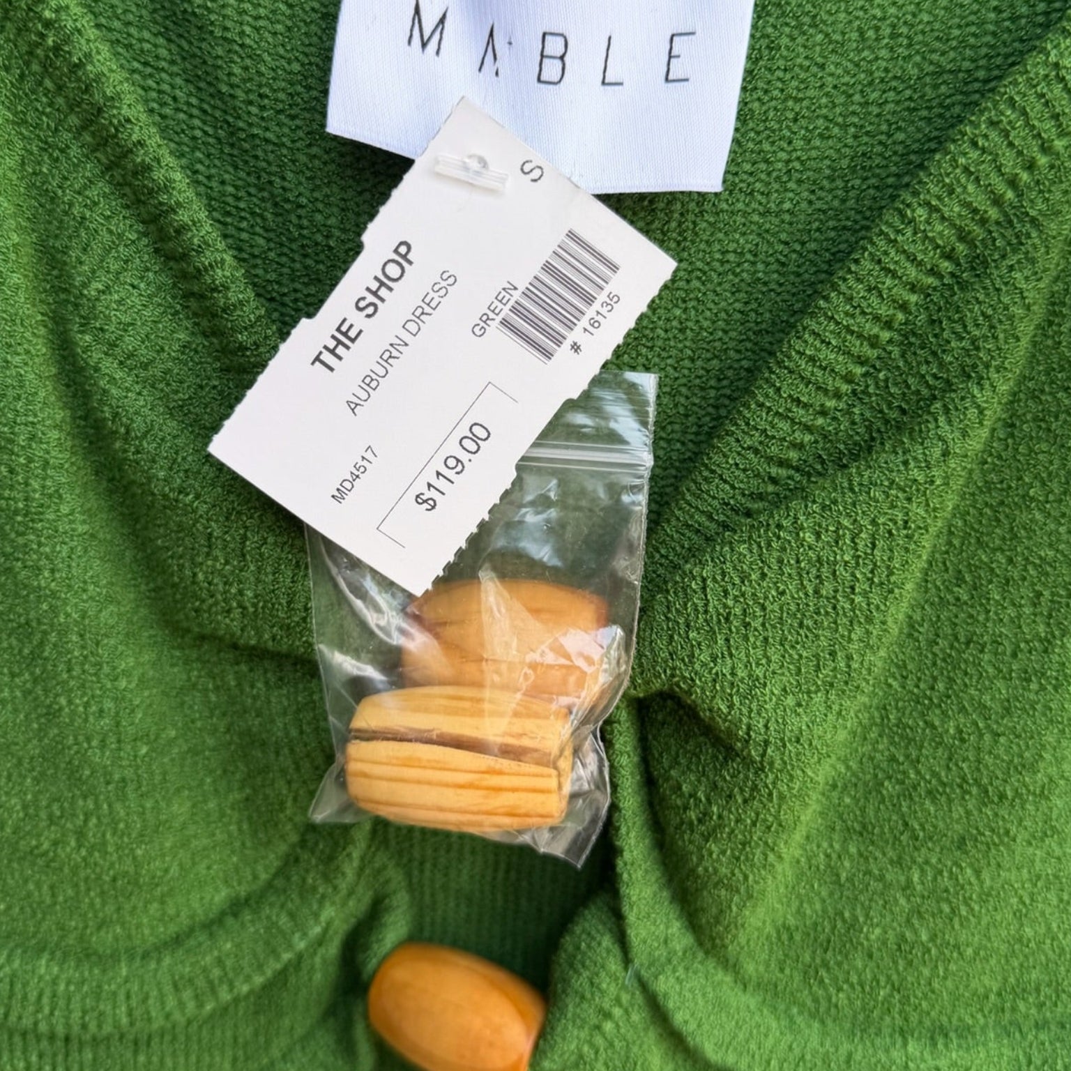 Mable Green Knit Midi Dress Size S NWT | Women's Sleeveless Knit Dress