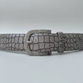 Greg Duftler Designs Embossed Leather Belt Size Large
