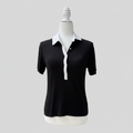 Rag & Bone Contrast Collar Polo Size Medium