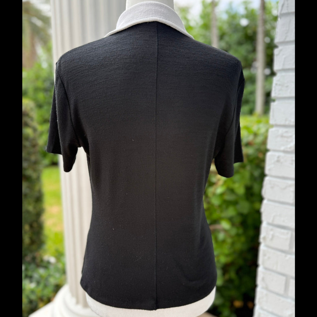 Rag & Bone Contrast Collar Polo Size Medium