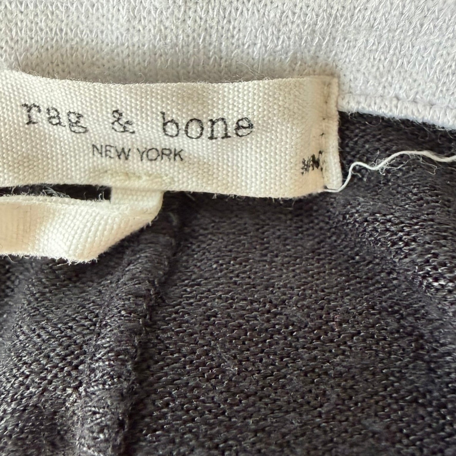 Rag & Bone Contrast Collar Polo Size Medium