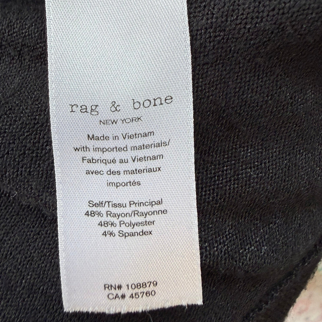 Rag & Bone Contrast Collar Polo Size Medium
