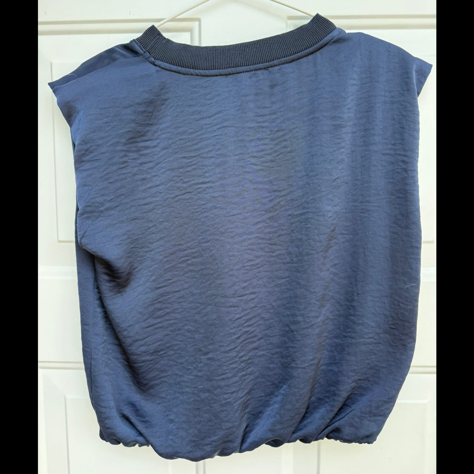 Skies Are Blue Navy Muscle Tank Size Small