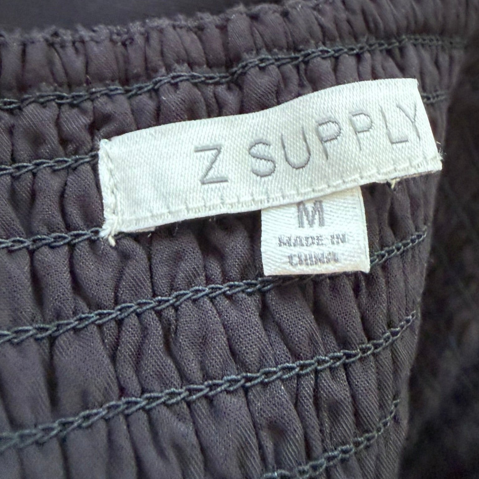 Z Supply Black Cut-Out Midi Dress Size Medium
