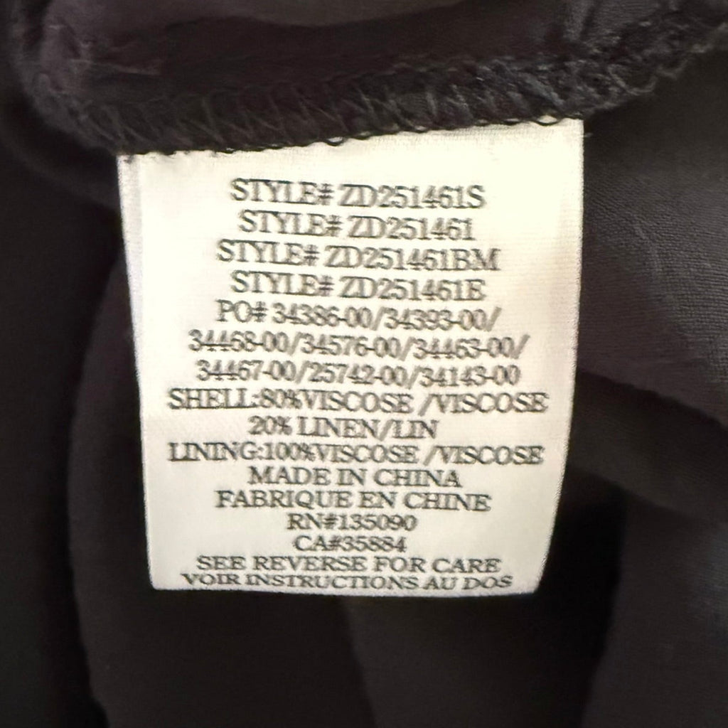 Z Supply Black Cut-Out Midi Dress Size Medium