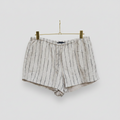 Robertson & Rodeo Striped Linen-Blend Shorts Size Medium