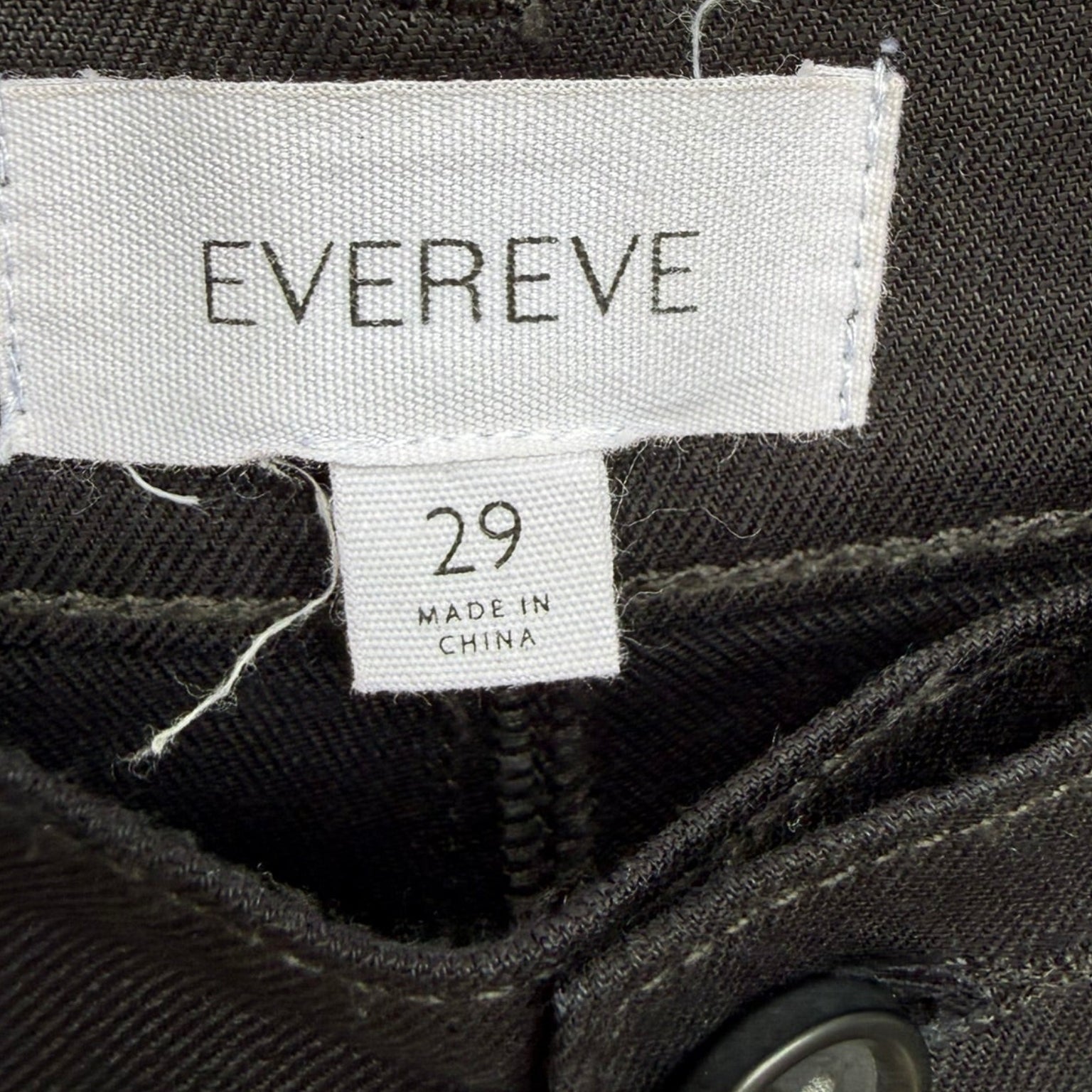 Evereve High Rise Wide-Leg Cropped Pants Size 29