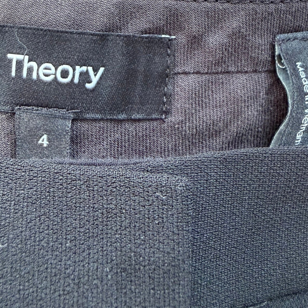 Theory Treeca Admiral Crepe Trousers Size 4