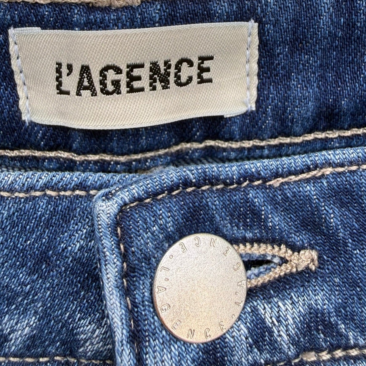 L'Agence Joanne Low-Rise Wide Leg Jeans Size 27 me