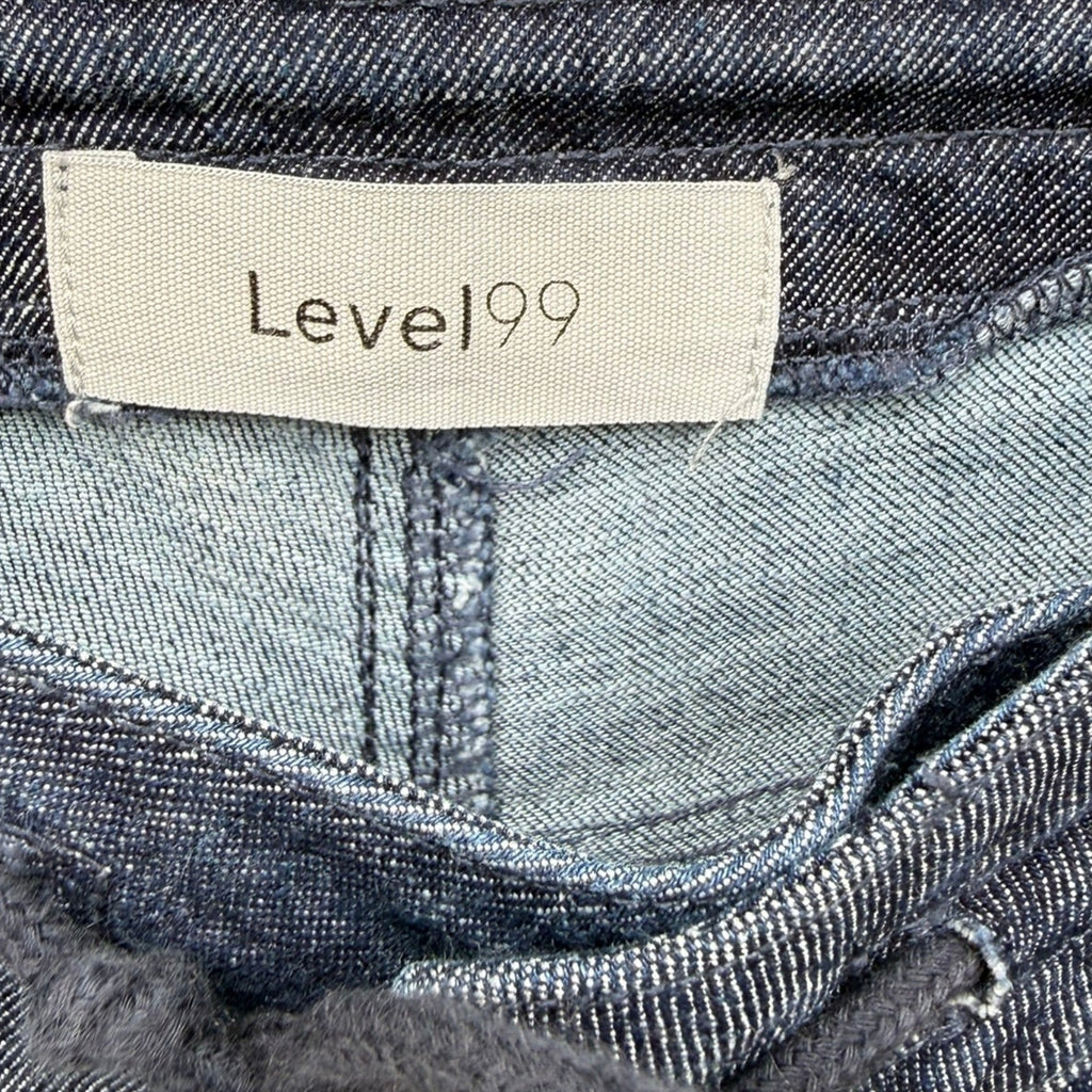 Level 99 Drawstring Wide-Leg Jeans Size 27