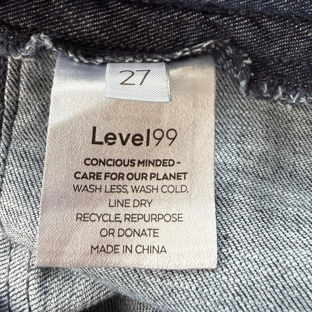 Level 99 Drawstring Wide-Leg Jeans Size 27