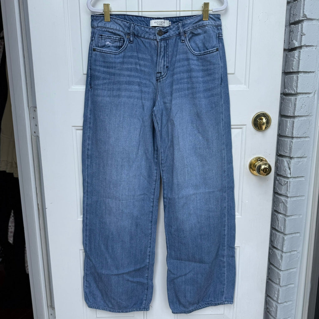 Hidden Los Angeles Mid-Rise Wide-Leg Jeans Size 26