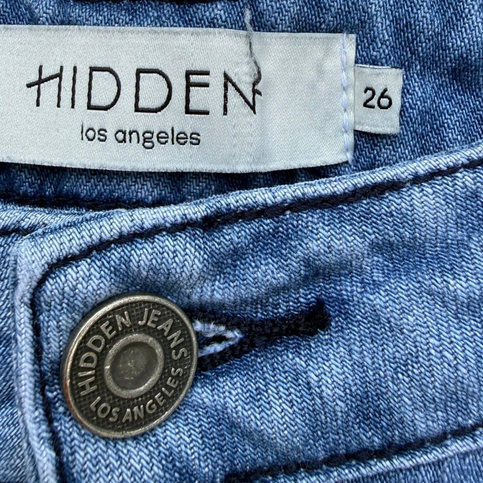 Hidden Los Angeles Mid-Rise Wide-Leg Jeans Size 26