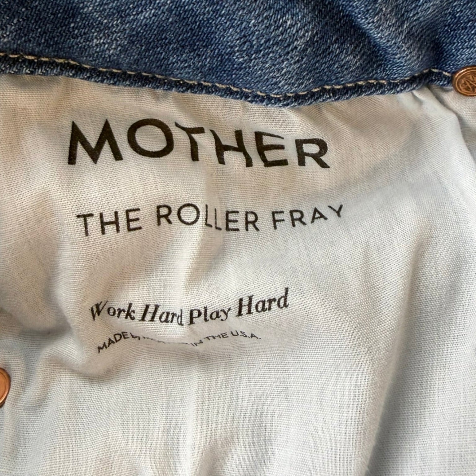 Mother The Roller Fray Jeans Size 26