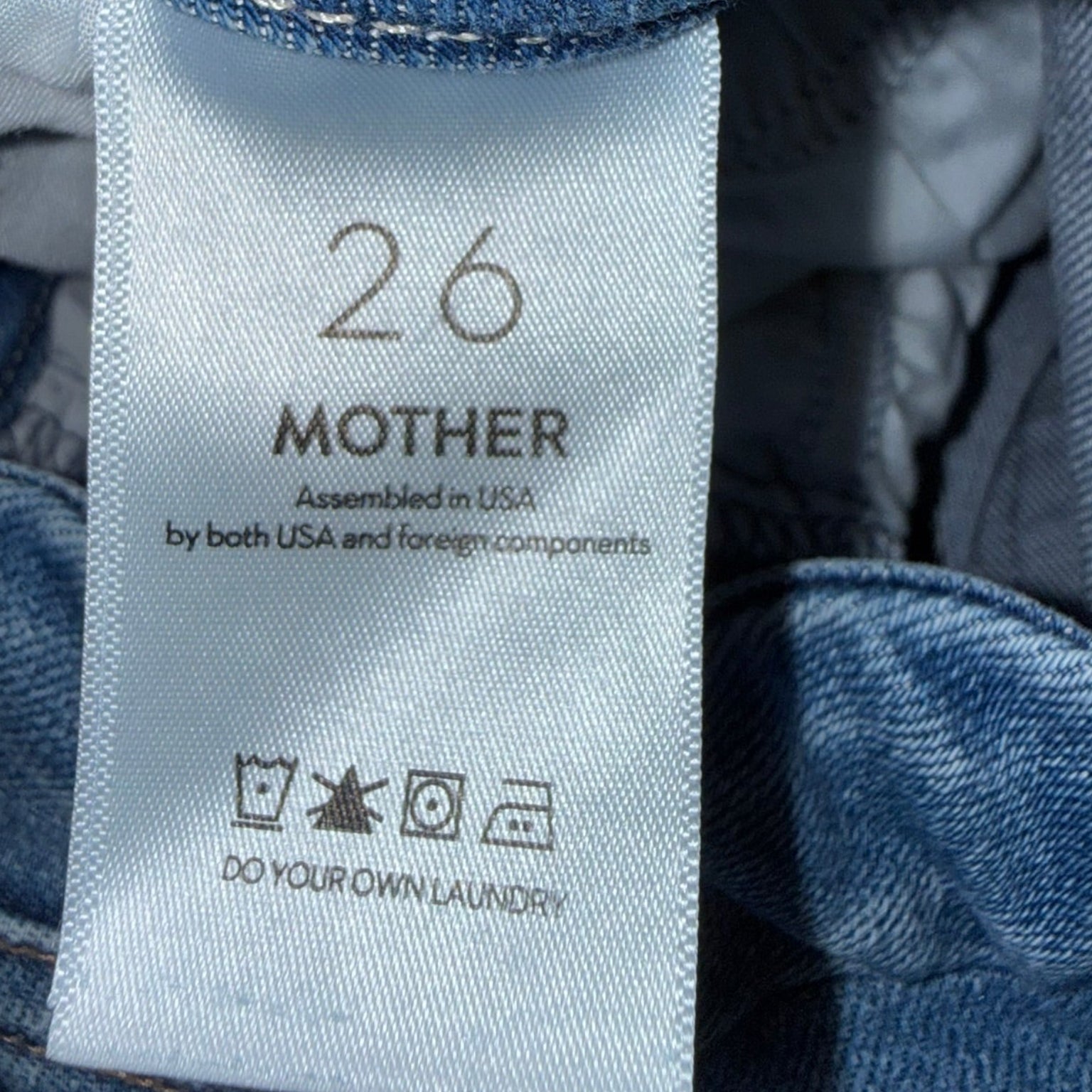 Mother The Roller Fray Jeans Size 26