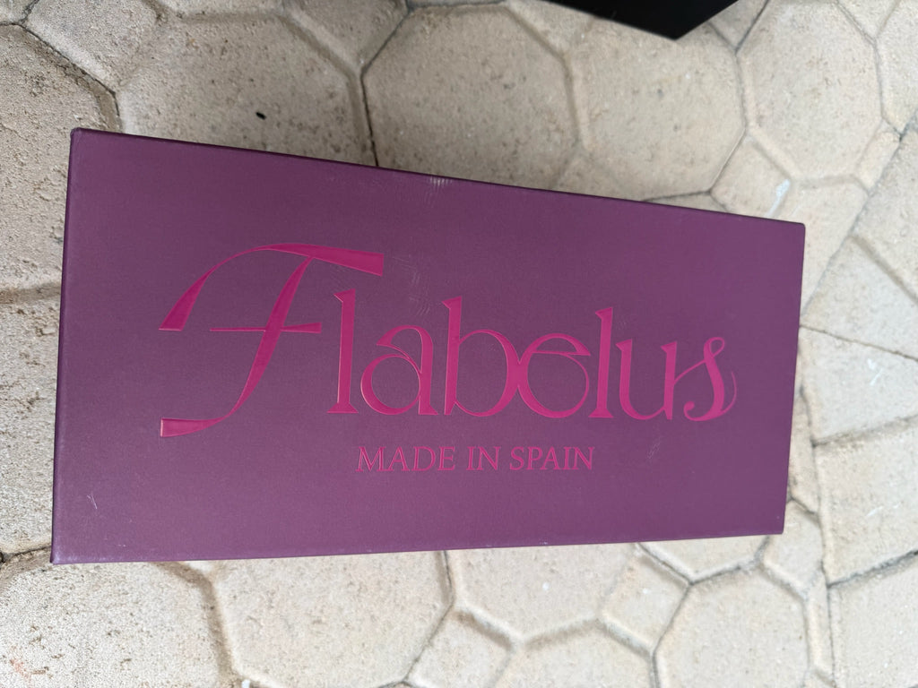 Flabelus Bruna Yellow Velvet Slippers Size 39 | Women's Mary Jane Flats