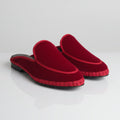 Flabelus Bruna Red Velvet Slippers Size 39 | Women's Mary Jane Flats