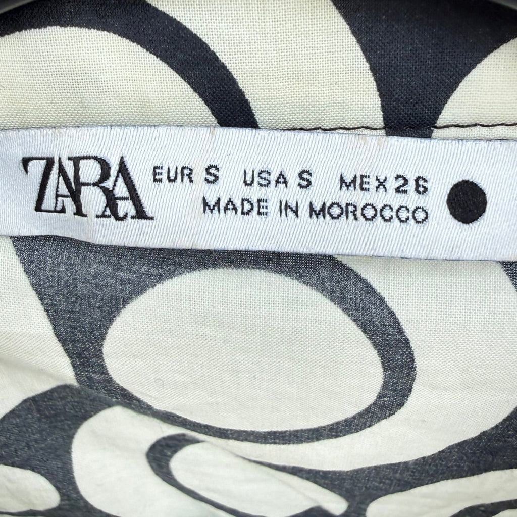 Zara Graphic Print Coordinated Set Size Small